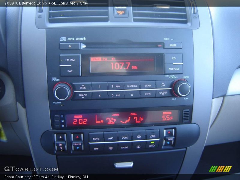 Spicy Red / Gray 2009 Kia Borrego EX V6 4x4