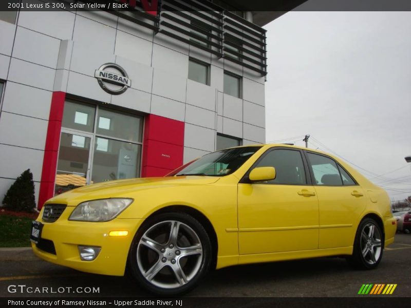 Solar Yellow / Black 2001 Lexus IS 300