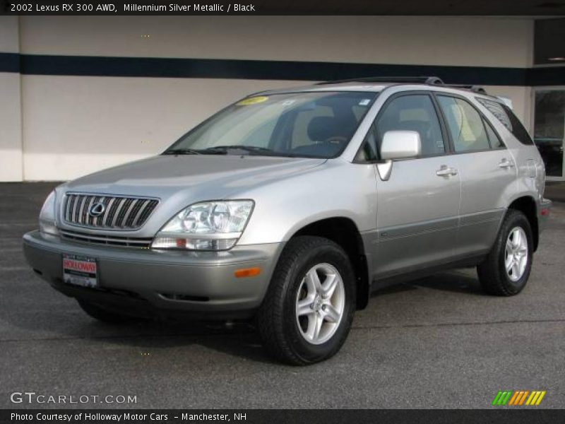 Millennium Silver Metallic / Black 2002 Lexus RX 300 AWD