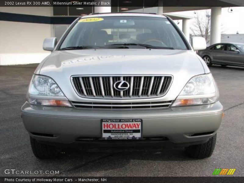 Millennium Silver Metallic / Black 2002 Lexus RX 300 AWD