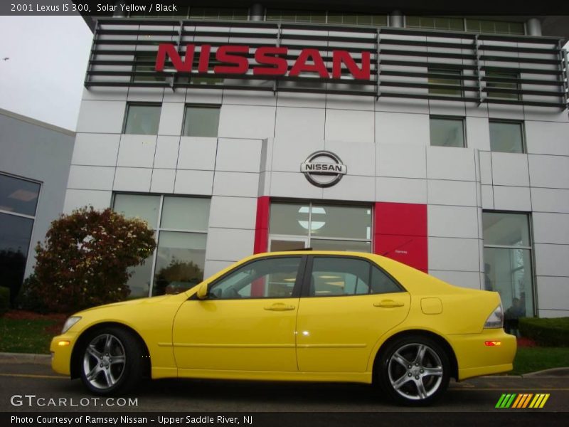 Solar Yellow / Black 2001 Lexus IS 300