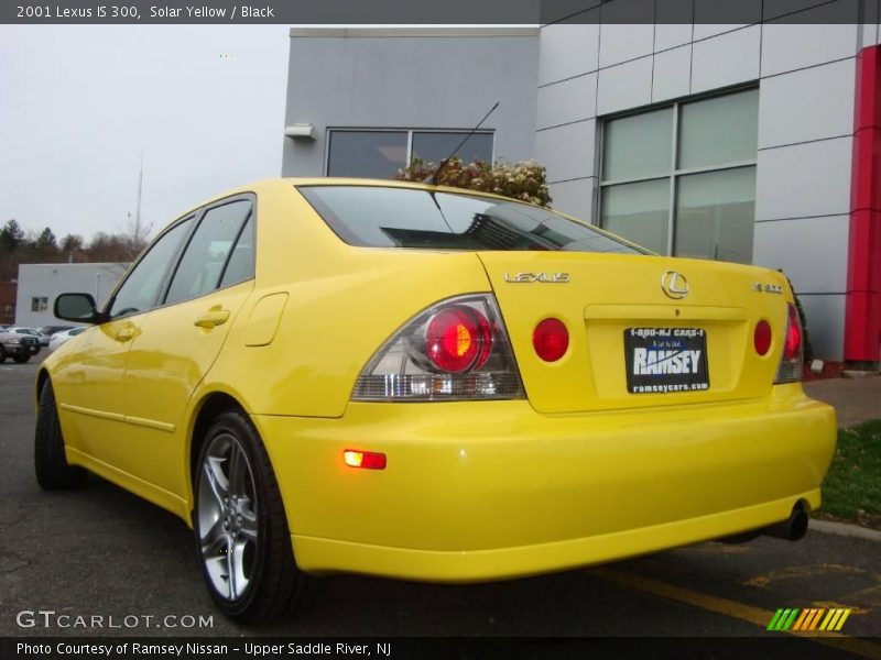 Solar Yellow / Black 2001 Lexus IS 300