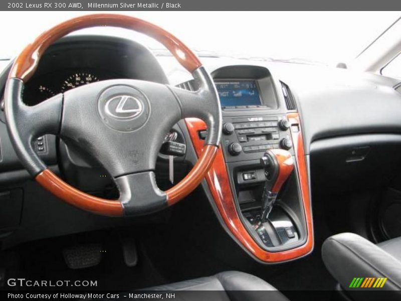 Millennium Silver Metallic / Black 2002 Lexus RX 300 AWD