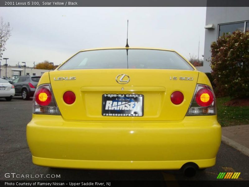 Solar Yellow / Black 2001 Lexus IS 300