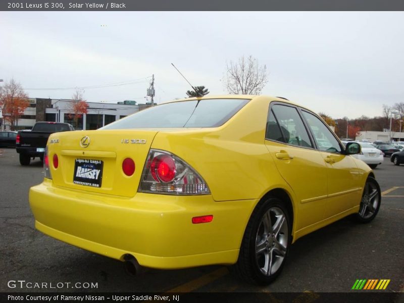 Solar Yellow / Black 2001 Lexus IS 300