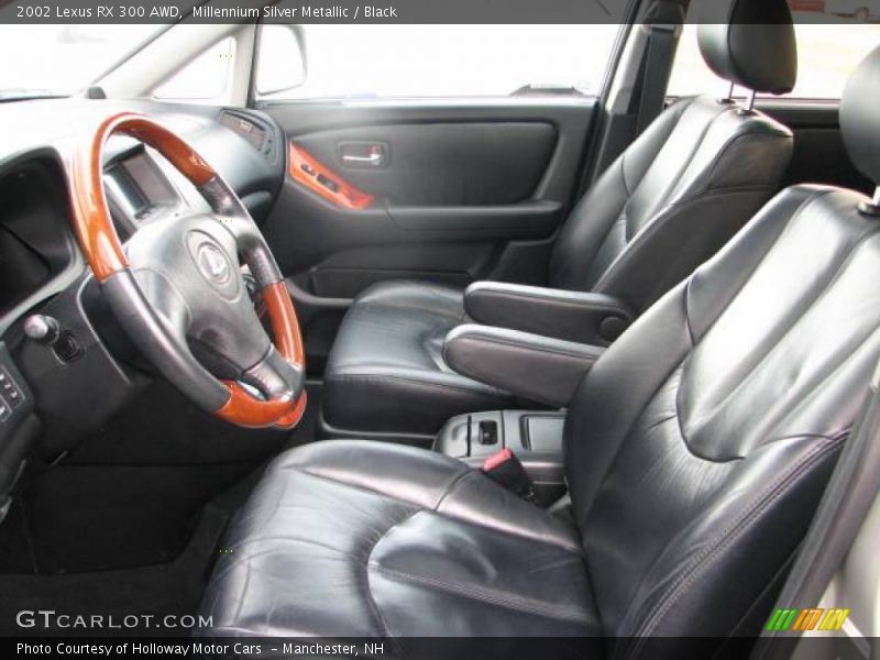 Millennium Silver Metallic / Black 2002 Lexus RX 300 AWD