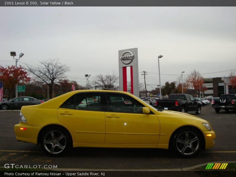 Solar Yellow / Black 2001 Lexus IS 300