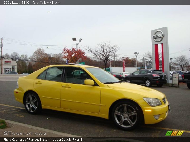 Solar Yellow / Black 2001 Lexus IS 300
