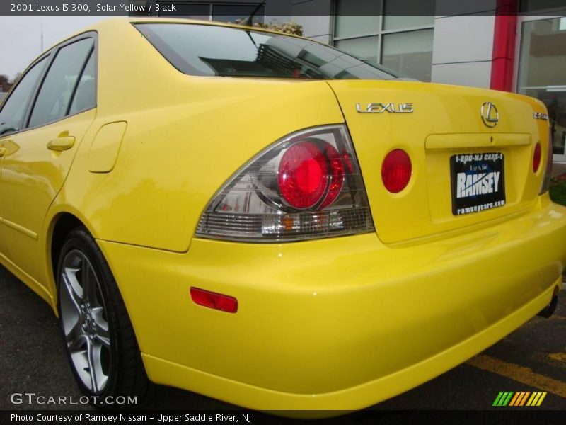 Solar Yellow / Black 2001 Lexus IS 300