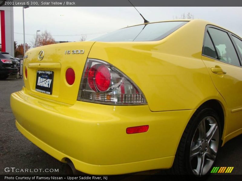 Solar Yellow / Black 2001 Lexus IS 300