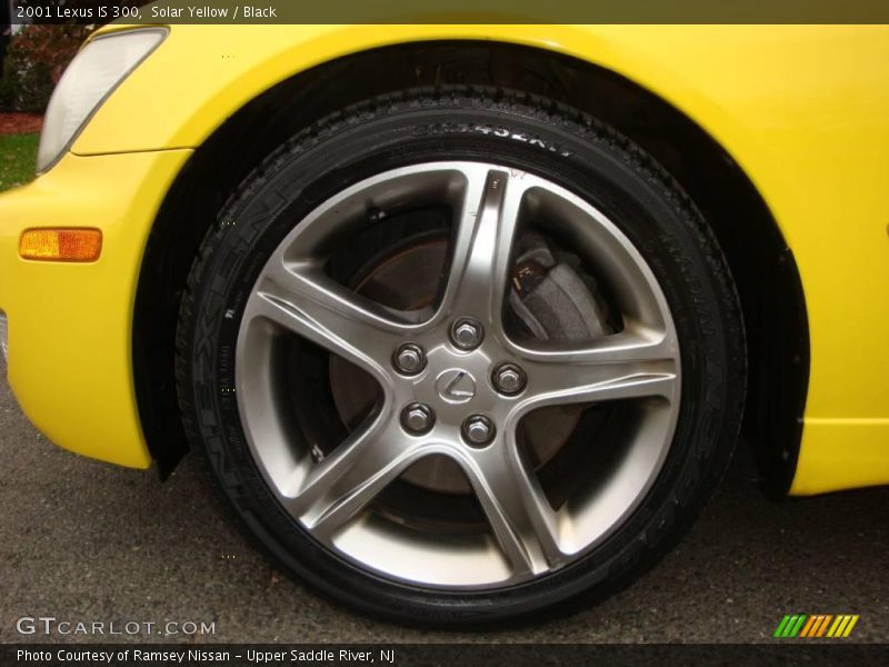 Solar Yellow / Black 2001 Lexus IS 300