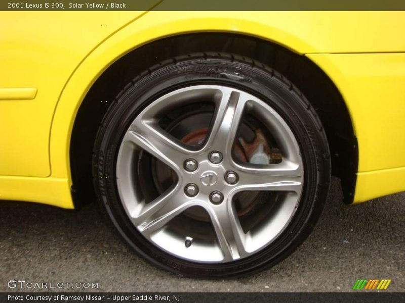 Solar Yellow / Black 2001 Lexus IS 300