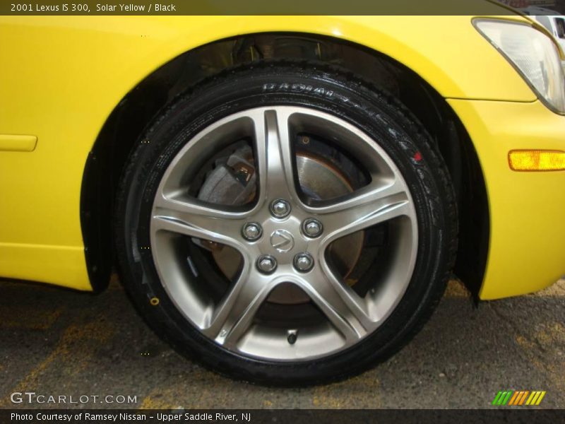 Solar Yellow / Black 2001 Lexus IS 300