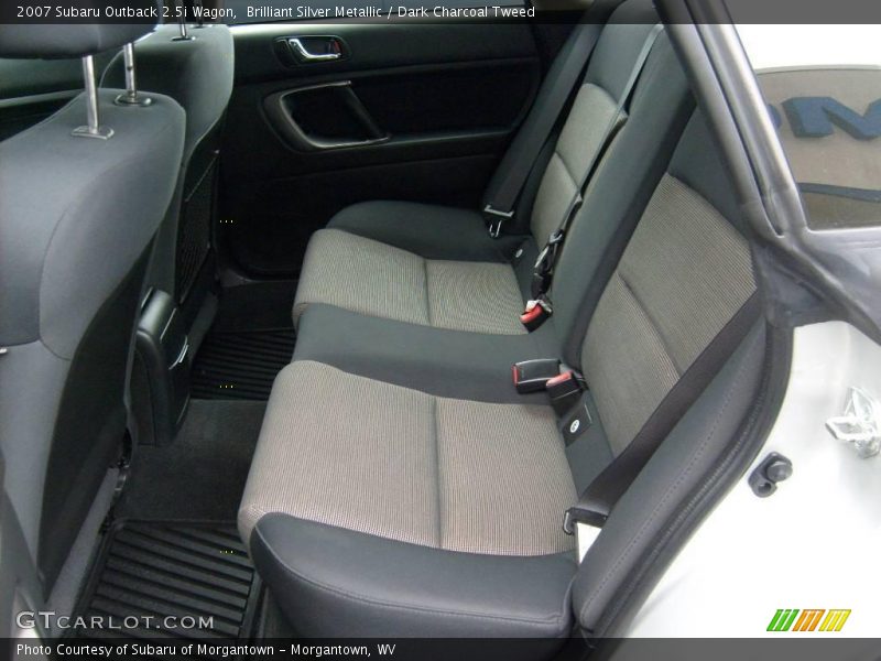 Brilliant Silver Metallic / Dark Charcoal Tweed 2007 Subaru Outback 2.5i Wagon