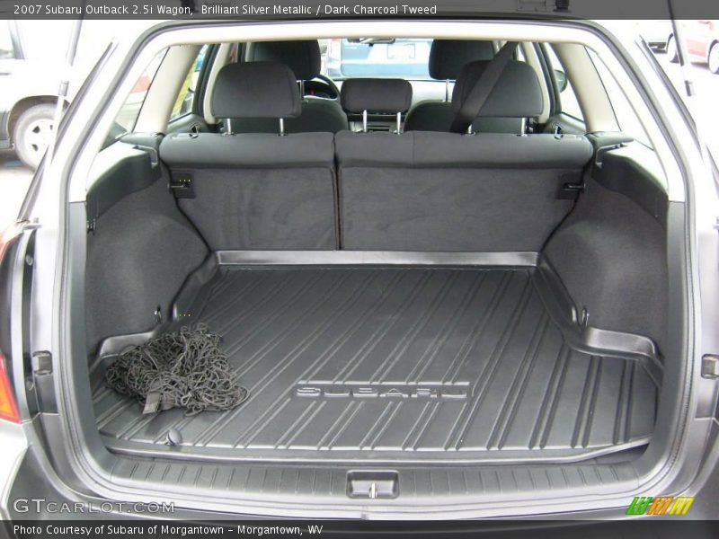Brilliant Silver Metallic / Dark Charcoal Tweed 2007 Subaru Outback 2.5i Wagon
