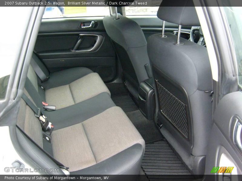 Brilliant Silver Metallic / Dark Charcoal Tweed 2007 Subaru Outback 2.5i Wagon