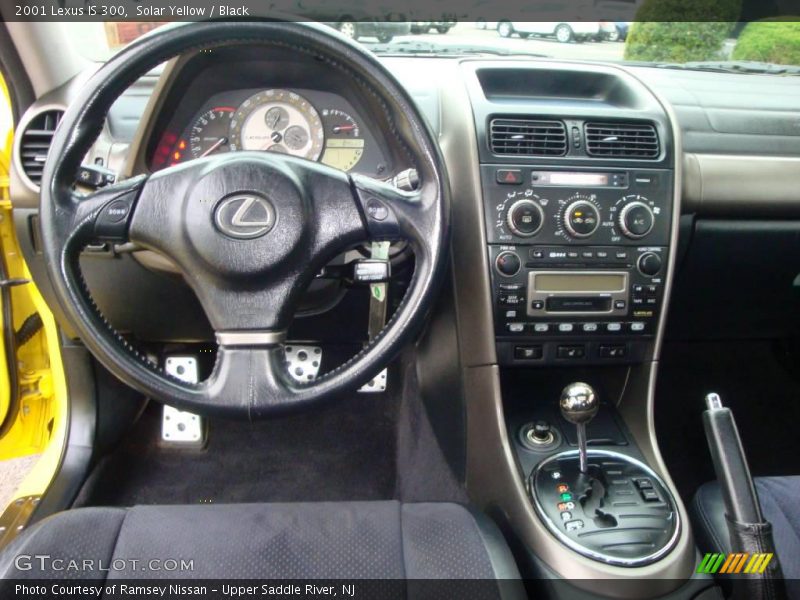 Solar Yellow / Black 2001 Lexus IS 300