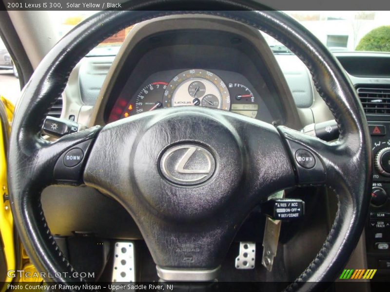 Solar Yellow / Black 2001 Lexus IS 300