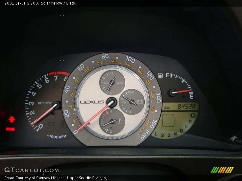 Solar Yellow / Black 2001 Lexus IS 300