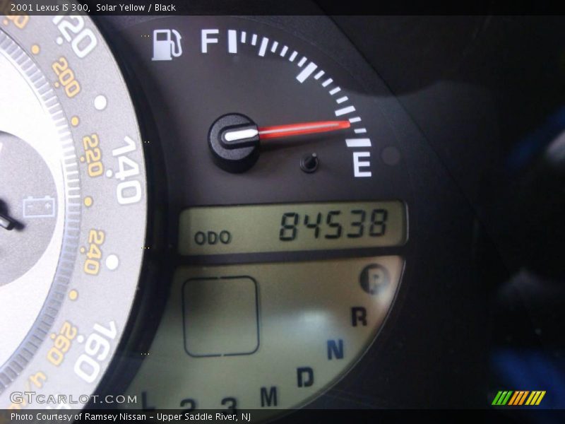 Solar Yellow / Black 2001 Lexus IS 300