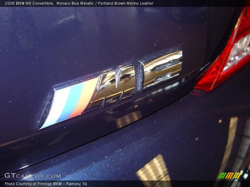 Monaco Blue Metallic / Portland Brown Merino Leather 2008 BMW M6 Convertible