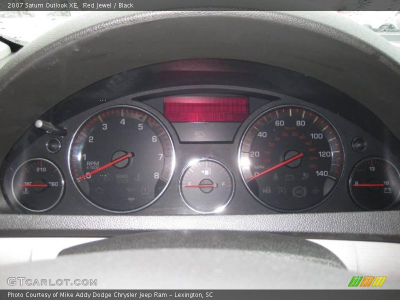 Red Jewel / Black 2007 Saturn Outlook XE