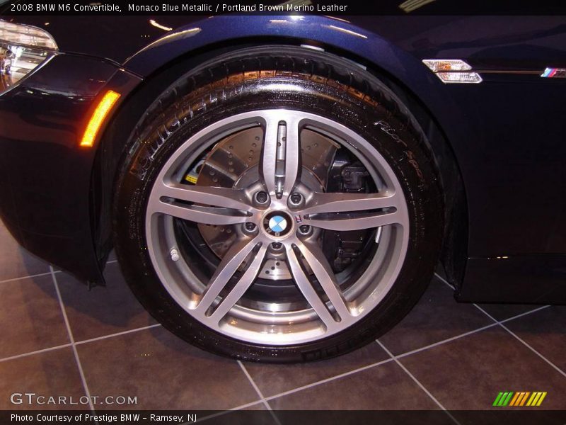 Monaco Blue Metallic / Portland Brown Merino Leather 2008 BMW M6 Convertible