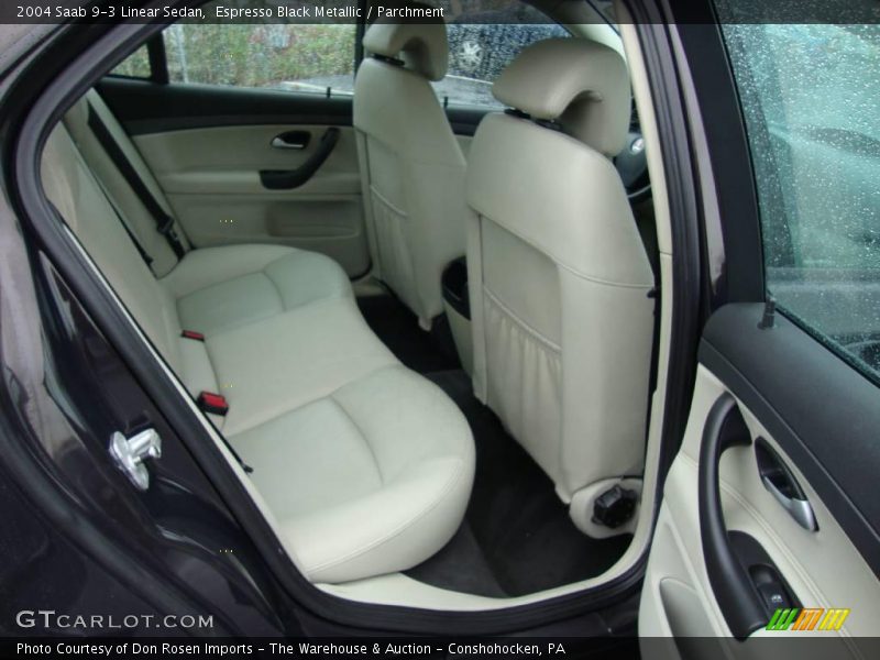 Espresso Black Metallic / Parchment 2004 Saab 9-3 Linear Sedan