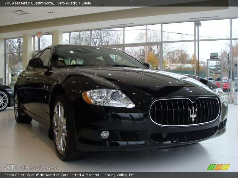 Nero (Black) / Cuoio 2009 Maserati Quattroporte