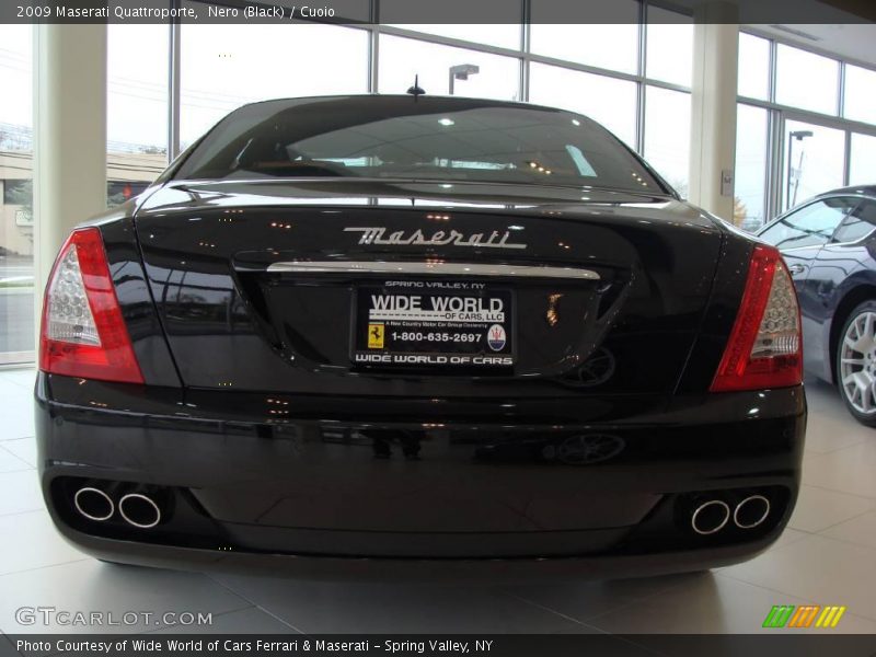 Nero (Black) / Cuoio 2009 Maserati Quattroporte