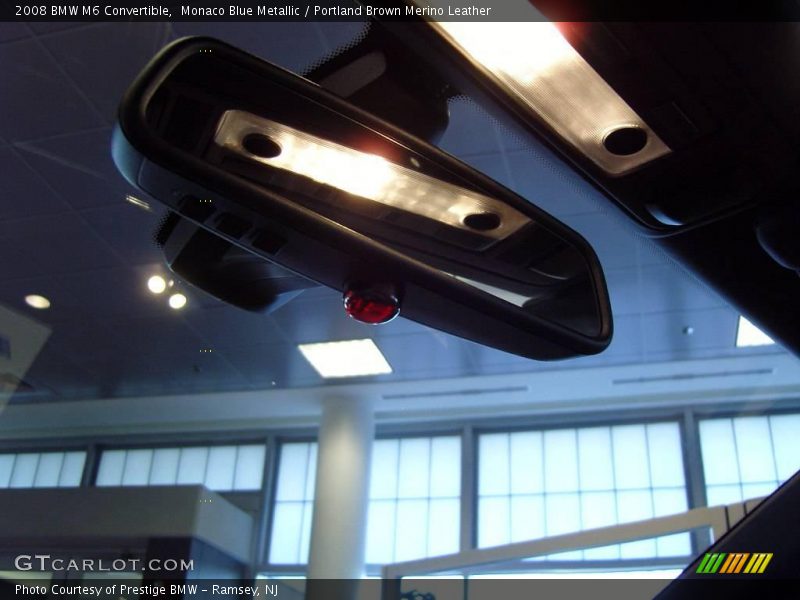 Monaco Blue Metallic / Portland Brown Merino Leather 2008 BMW M6 Convertible
