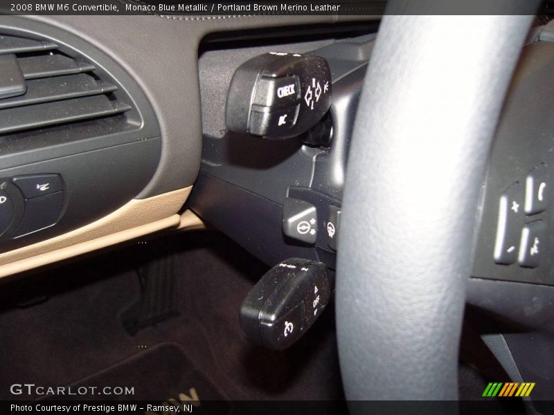 Monaco Blue Metallic / Portland Brown Merino Leather 2008 BMW M6 Convertible