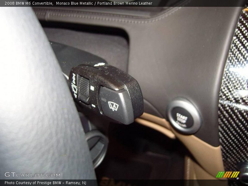 Monaco Blue Metallic / Portland Brown Merino Leather 2008 BMW M6 Convertible