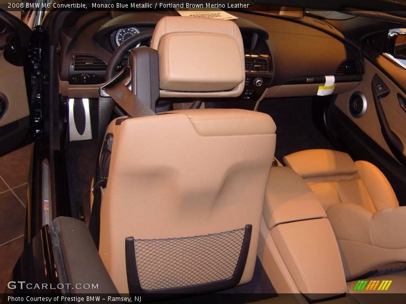 Monaco Blue Metallic / Portland Brown Merino Leather 2008 BMW M6 Convertible