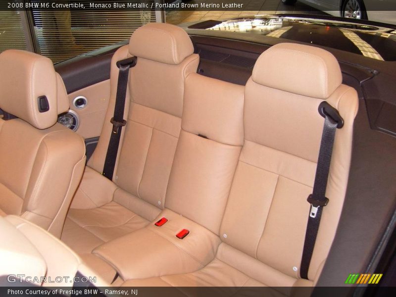 Monaco Blue Metallic / Portland Brown Merino Leather 2008 BMW M6 Convertible