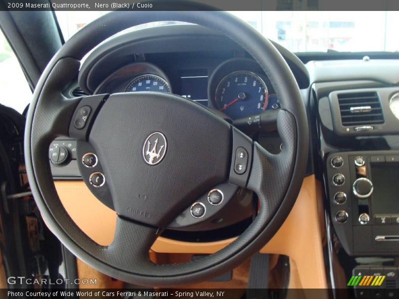 Nero (Black) / Cuoio 2009 Maserati Quattroporte