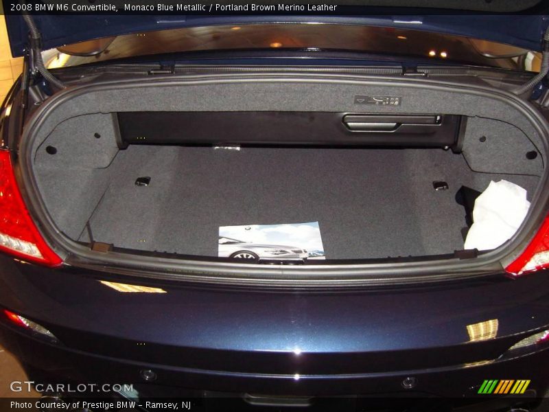 Monaco Blue Metallic / Portland Brown Merino Leather 2008 BMW M6 Convertible