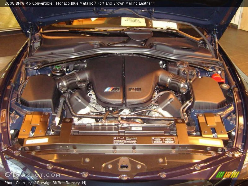 Monaco Blue Metallic / Portland Brown Merino Leather 2008 BMW M6 Convertible