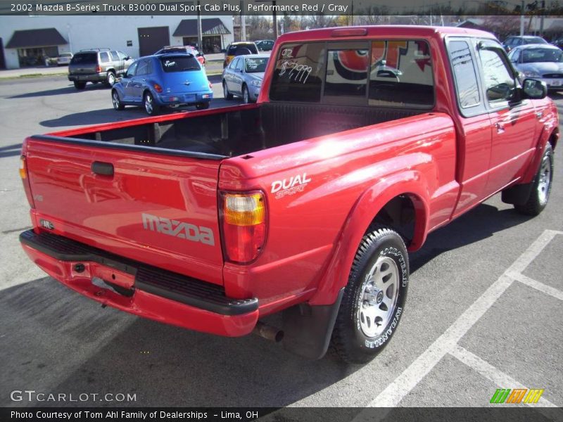 Performance Red / Gray 2002 Mazda B-Series Truck B3000 Dual Sport Cab Plus