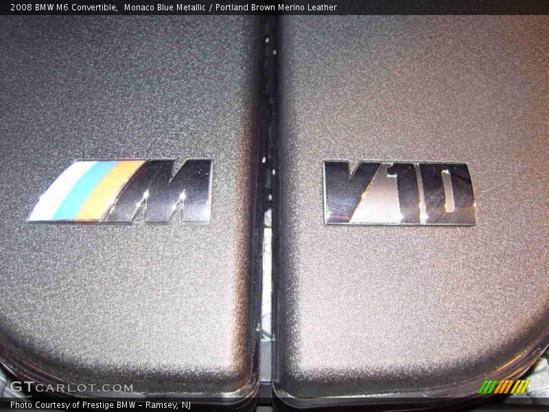 Monaco Blue Metallic / Portland Brown Merino Leather 2008 BMW M6 Convertible