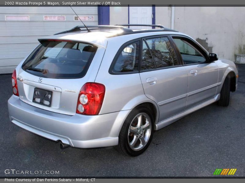 Sunlight Silver Metallic / Off Black 2002 Mazda Protege 5 Wagon