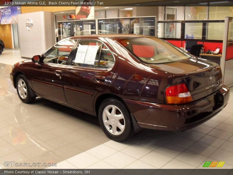 Black Cherry Pearl Metallic / Tan 1998 Nissan Altima GLE