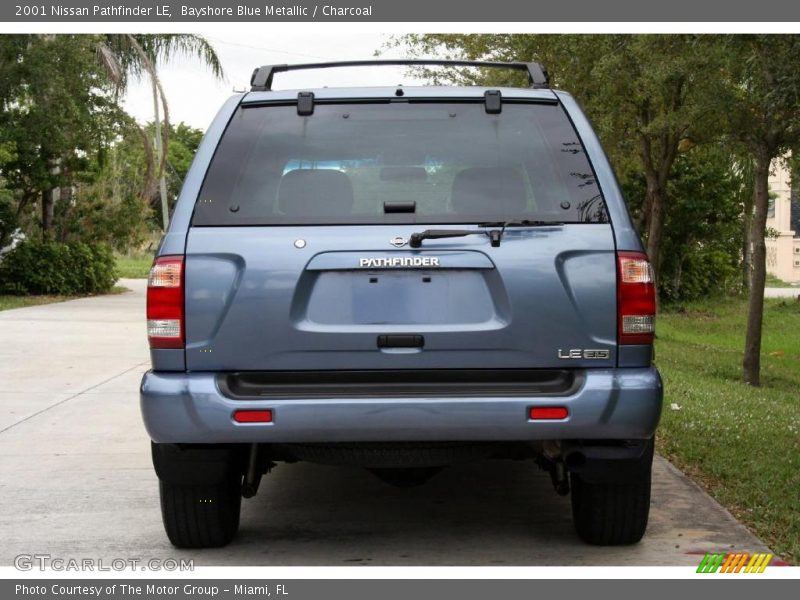 Bayshore Blue Metallic / Charcoal 2001 Nissan Pathfinder LE