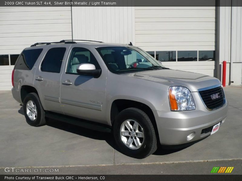 Silver Birch Metallic / Light Titanium 2009 GMC Yukon SLT 4x4