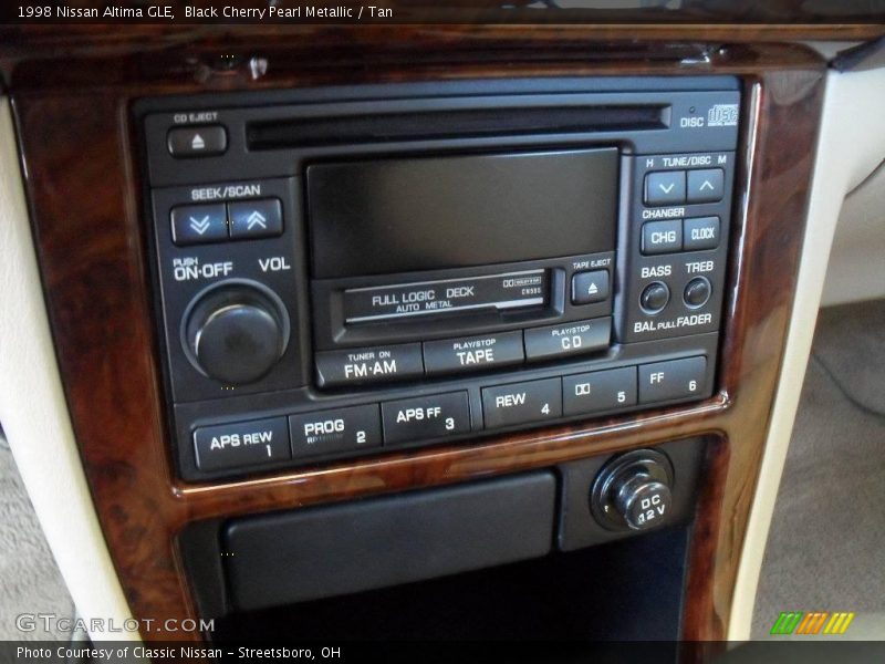 Black Cherry Pearl Metallic / Tan 1998 Nissan Altima GLE