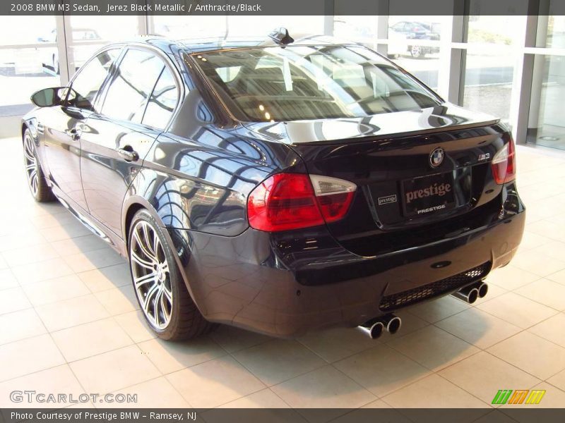 Jerez Black Metallic / Anthracite/Black 2008 BMW M3 Sedan