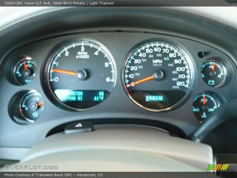 Silver Birch Metallic / Light Titanium 2009 GMC Yukon SLT 4x4