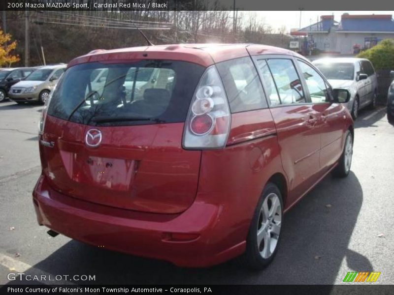 Cardinal Red Mica / Black 2006 Mazda MAZDA5 Sport