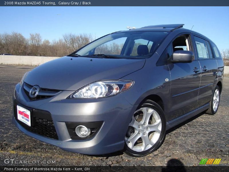 Galaxy Gray / Black 2008 Mazda MAZDA5 Touring