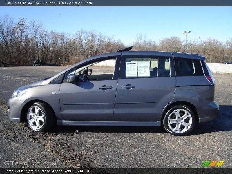 Galaxy Gray / Black 2008 Mazda MAZDA5 Touring